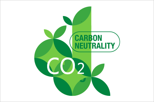 ロゴ：CO2 carbon neutrality