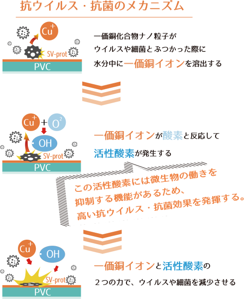 抗ウイルス・抗菌のメカニズム